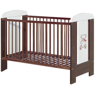 COSING Wooden Cot KAMIL 120x60 - Wenge/White