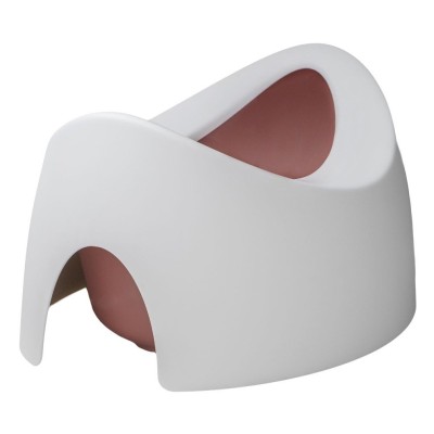 TEGA ergonomic Chamber Pot  TEGGI white/pink