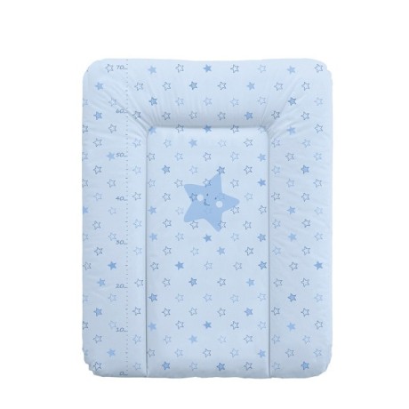 Ceba Baby Přebalovací podložka měkká 50x70 cm - Hvězdy modrá