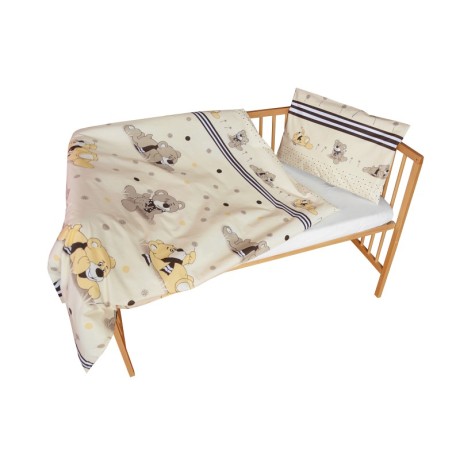 COSING 2pcs Bedding set - BEAR WITH SCARF BEIGE